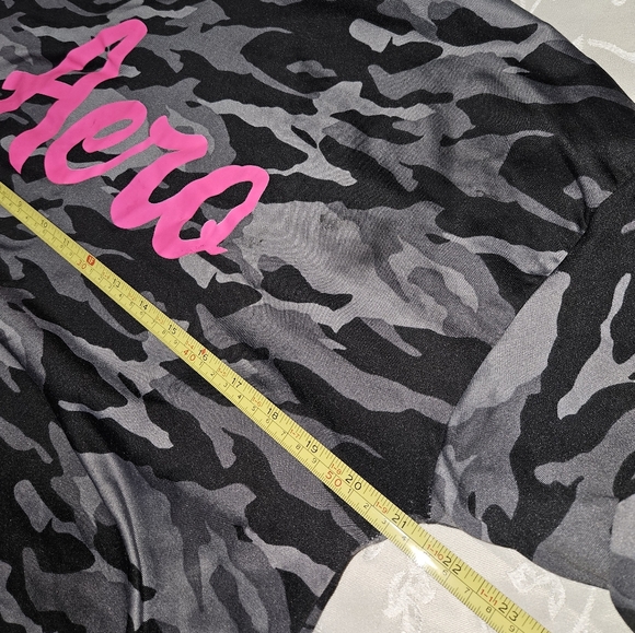 4/$20- Aero Camouflage Hoodie with Pink Logo - Picture 2 of 5